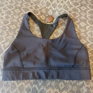 Black Lululemon sports bra